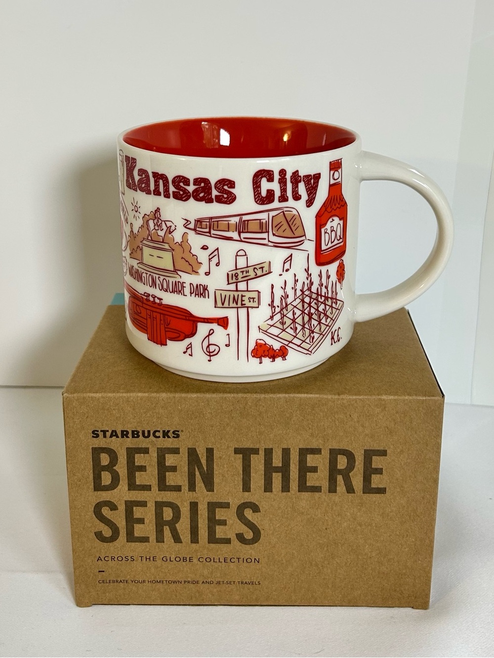Starbucks Been There Series 14 oz Mug KANSAS CITY Brand New In Box ***Retired***